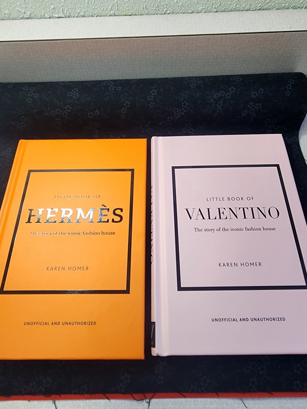 Hermes & Valentino Fashion Books